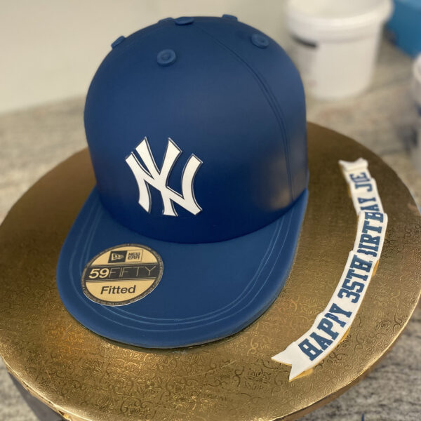 Yankees Hat Cake Palermo Custom Cakes