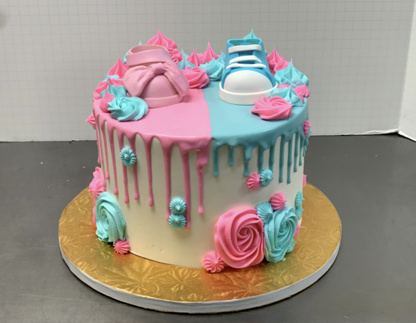Gender reveal cake