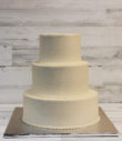 Pindot Ivory Wedding Cake