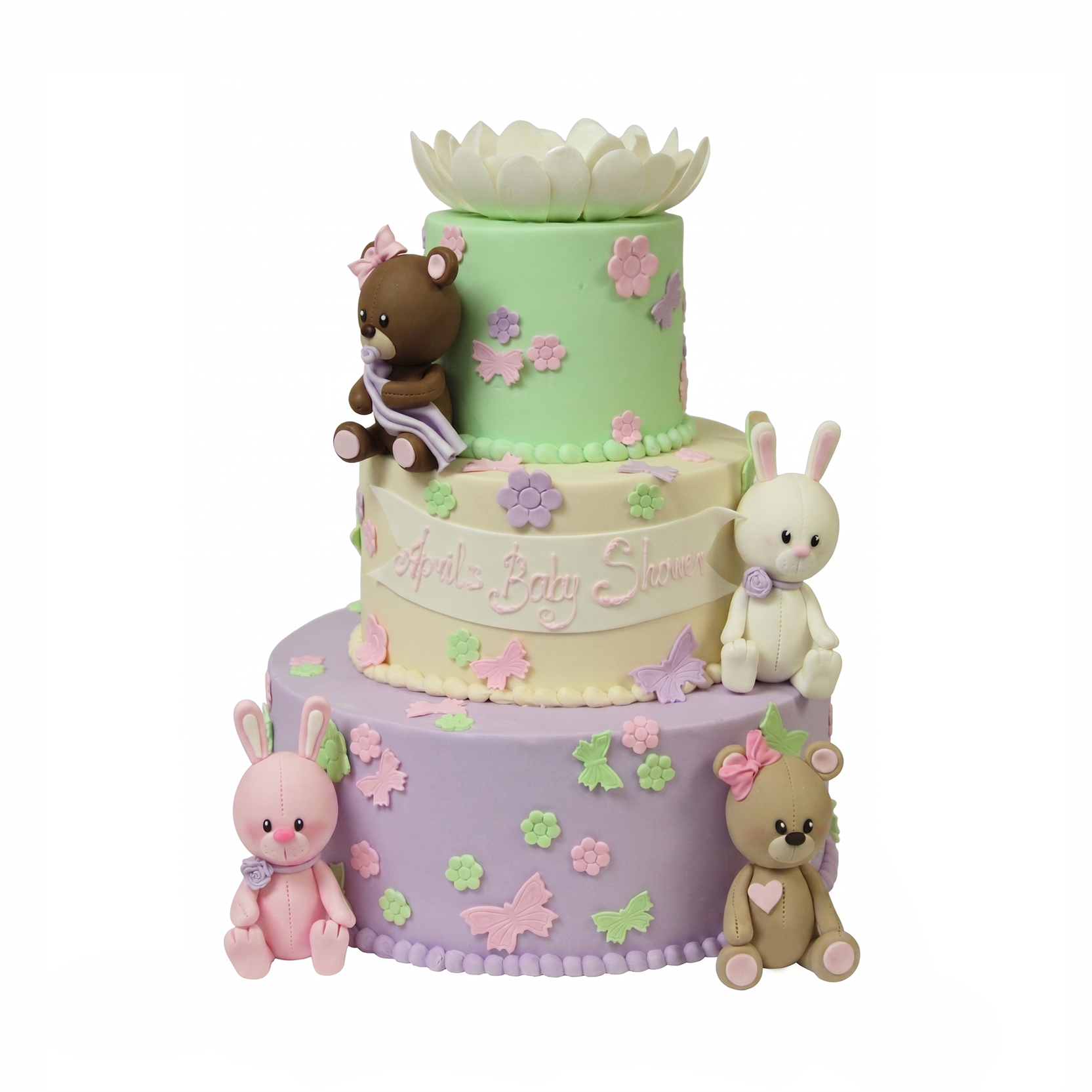 Bears and Bunnies Cake