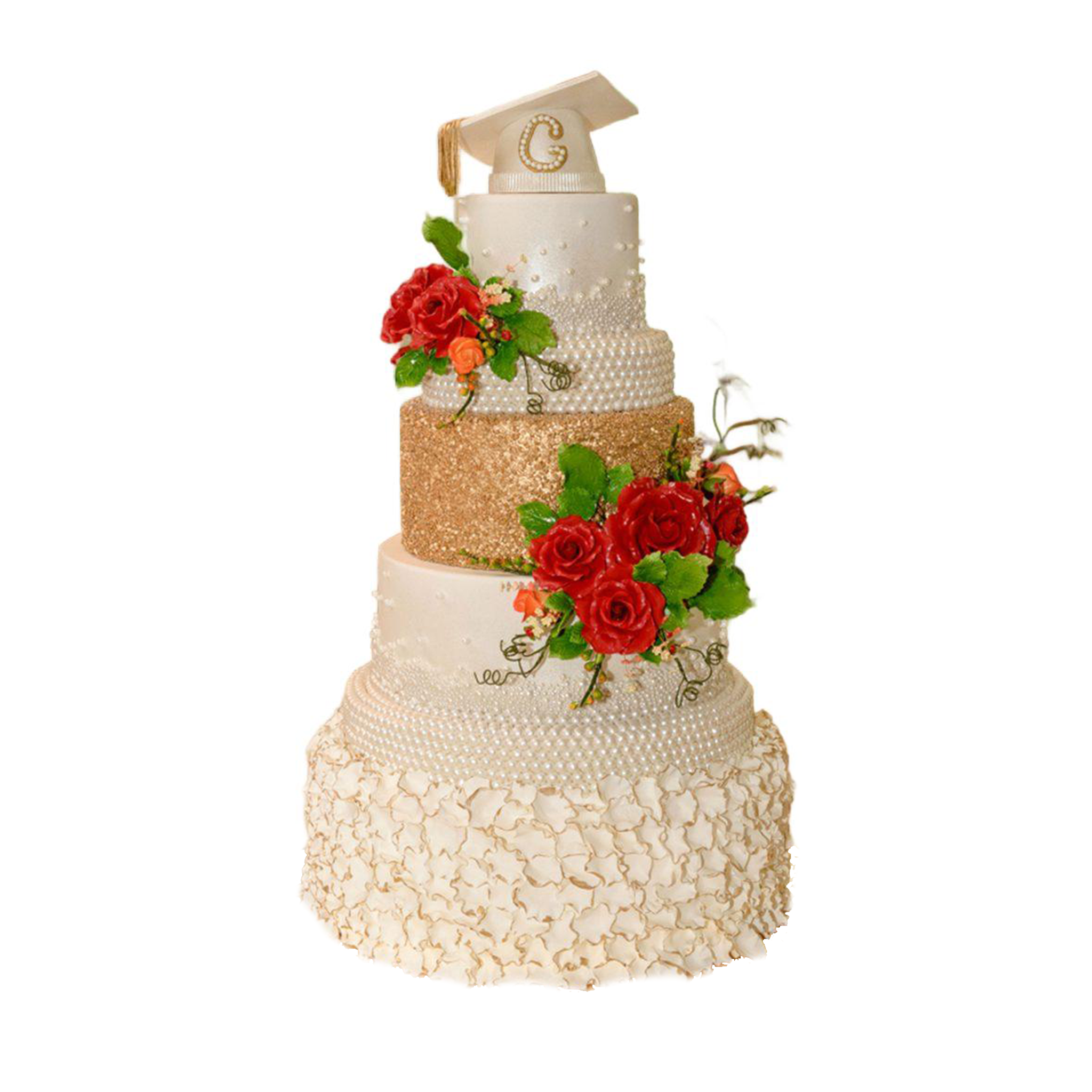 grad-cake-mixed graduation cake
