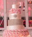 roses wedding cake
