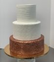 Bronze Wedding Cake