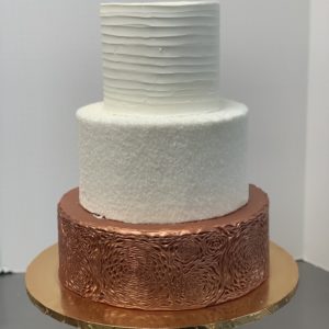 Bronze Wedding Cake