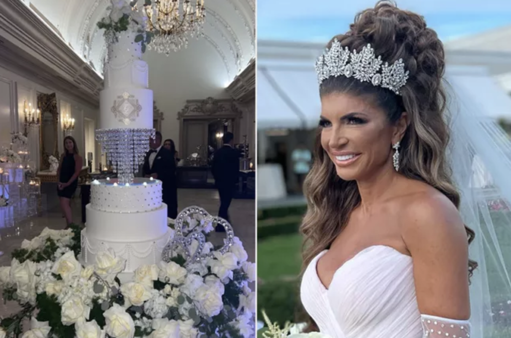 Teresa Giudice’s 7-Tier Wedding Cake By Palermo Bakery Had a Chandelier in the Middle — All the Details