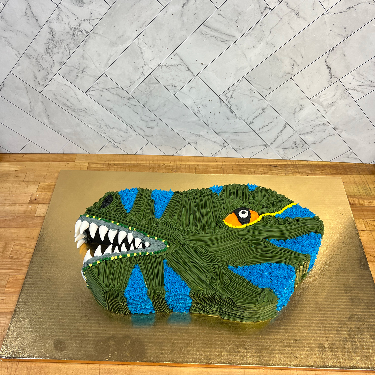 Dinosaur Sheet Cake - Palermo Custom Cakes