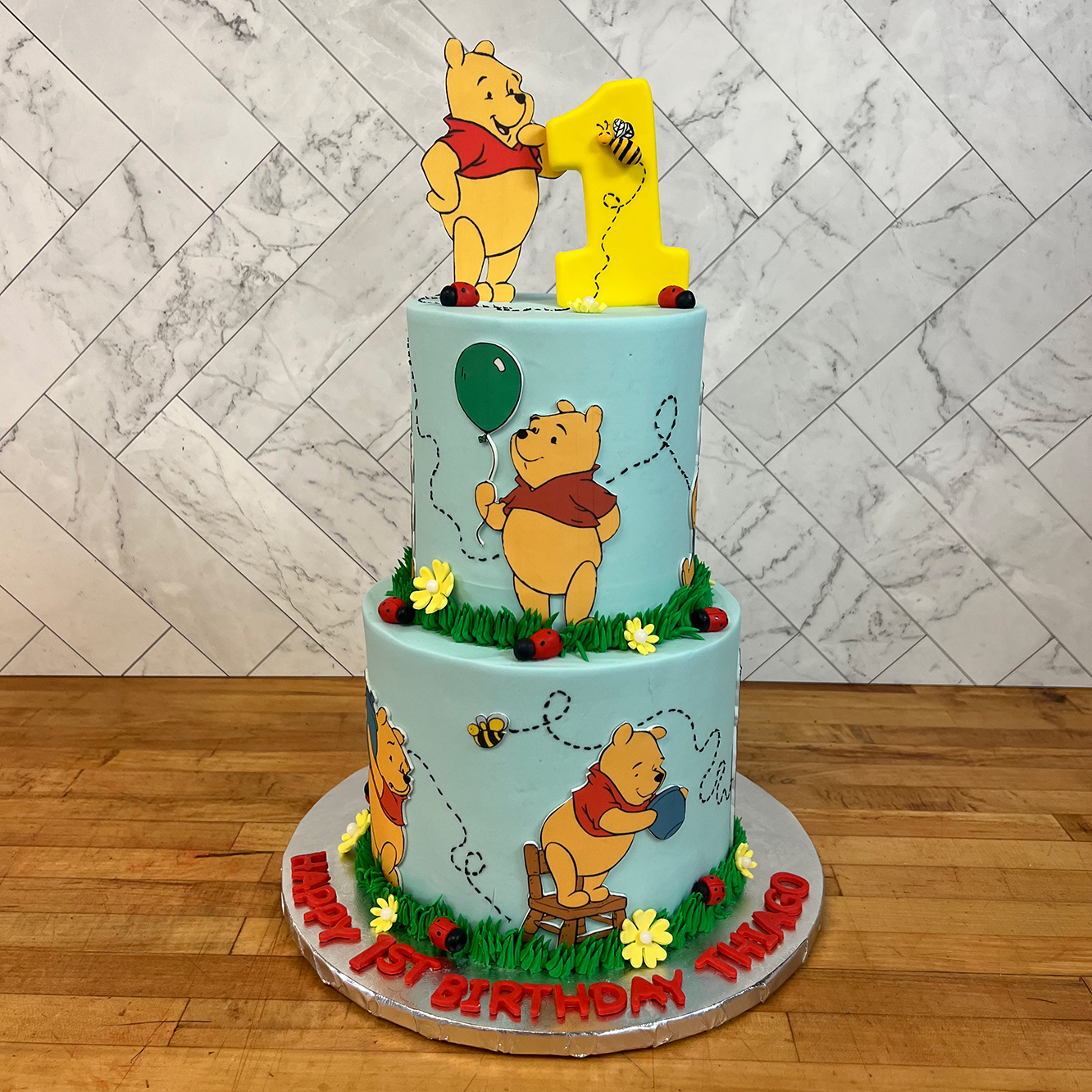 Winnie the pooh cake