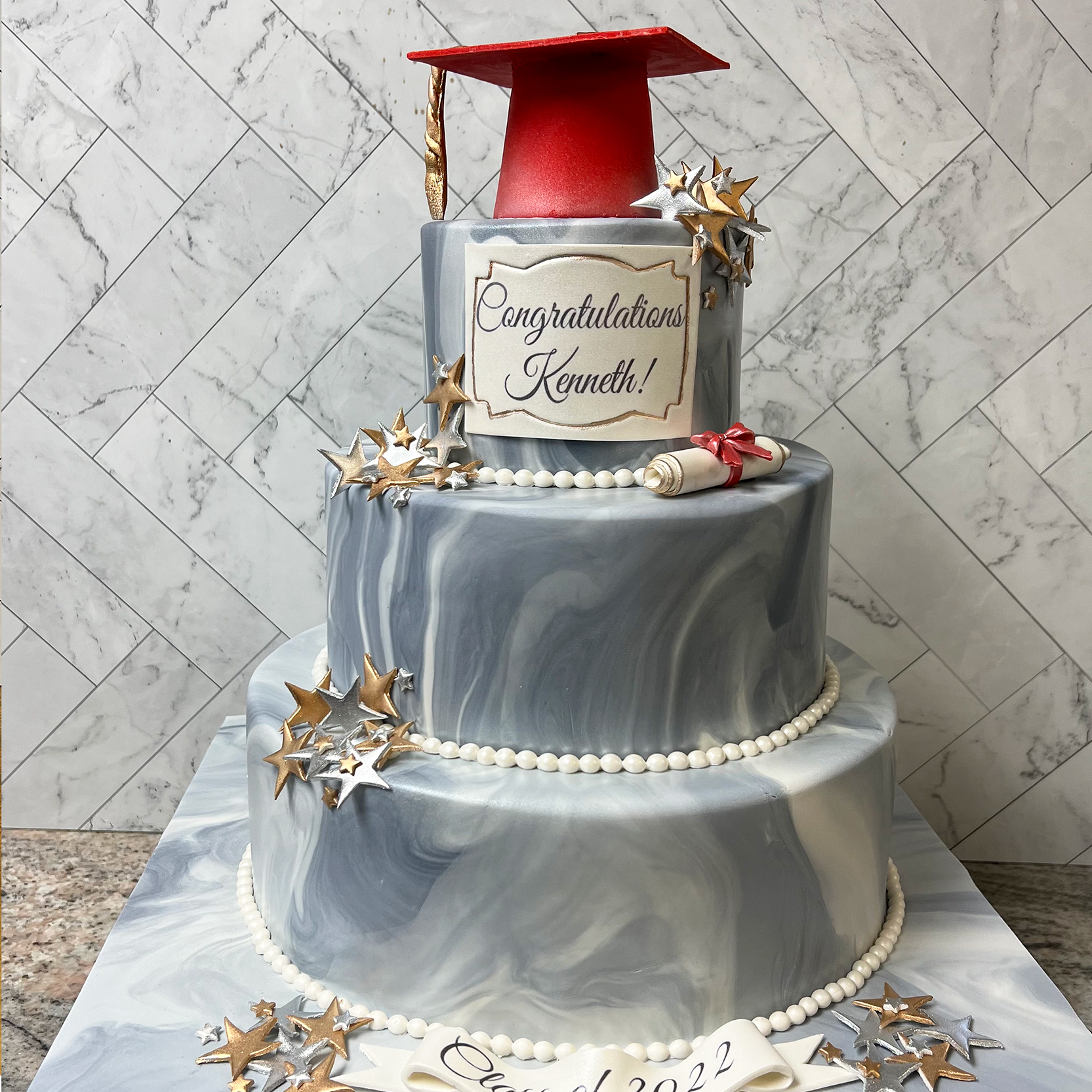 graduation cake