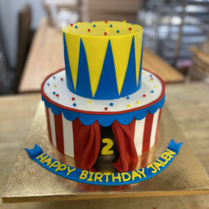 Circus Birthday Cake