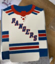 Rangers Hockey Cake