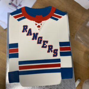 Rangers Hockey Cake