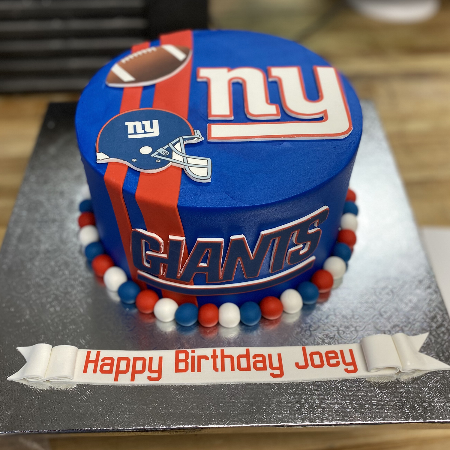 Giants Football Cake