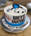 grey's anatomy cake