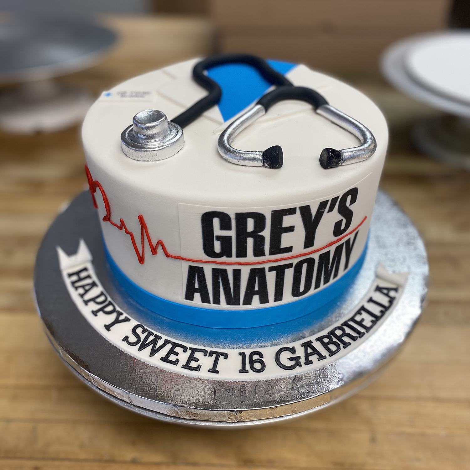 grey's anatomy cake