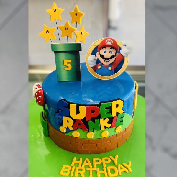 Super Mario Birthday Cake - Palermo Custom Cakes