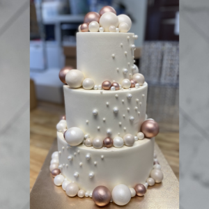 Bubbles Wedding Cake