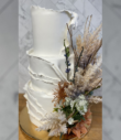 Modern Flair Wedding Cake