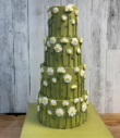 Spring Green Wedding Cake