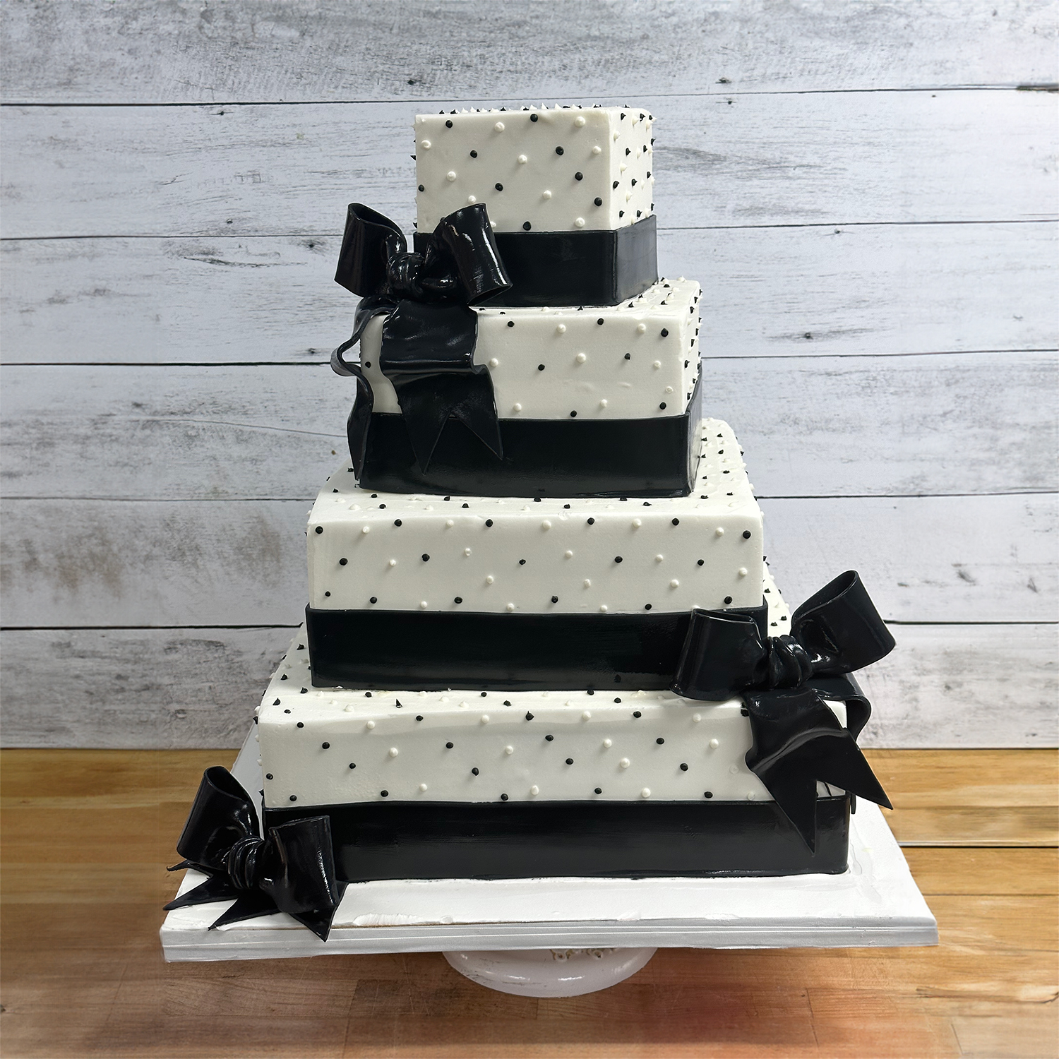 Square Celebration Wedding Cake