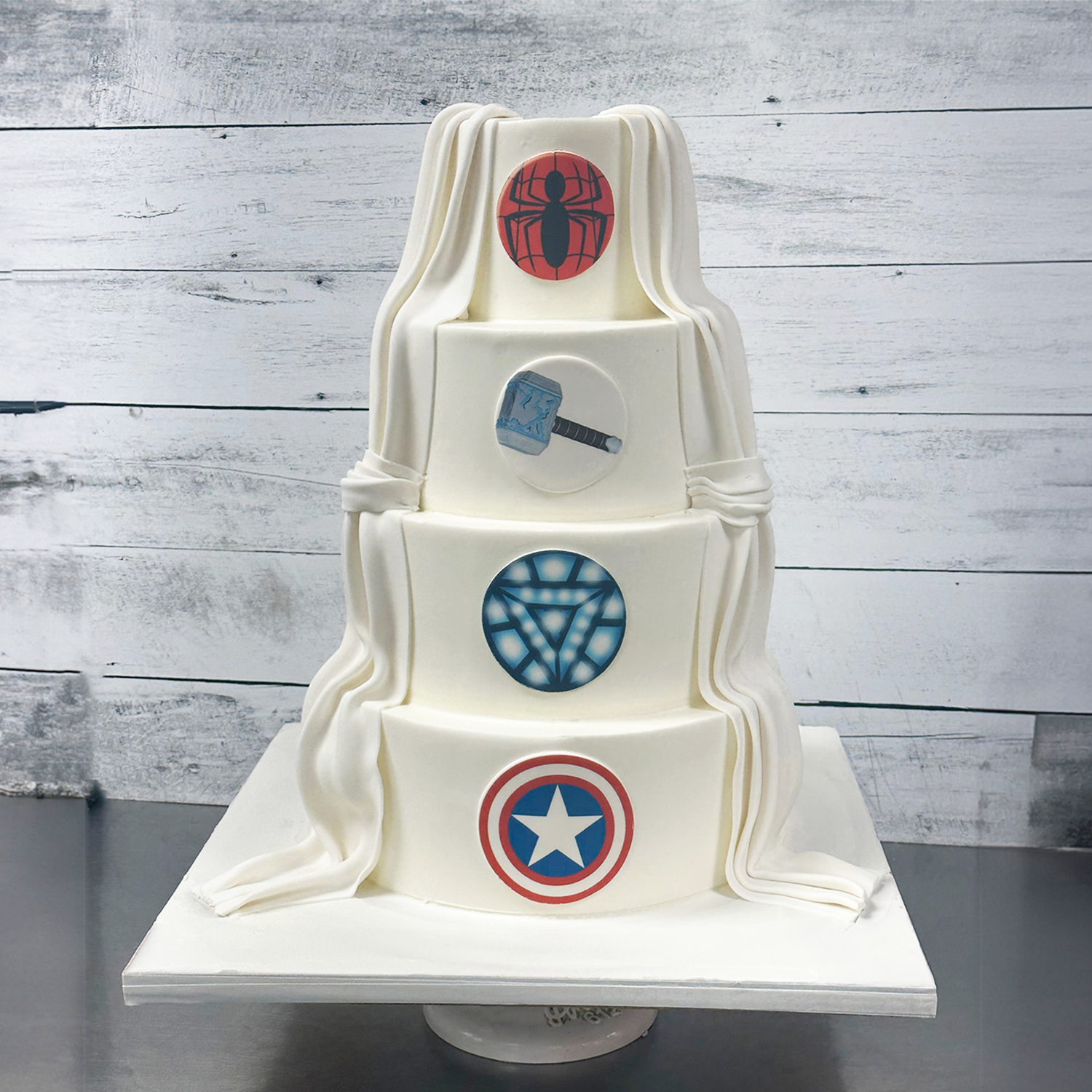 Superhero Wedding Cake