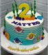 Baby Sharks Birthday Cake