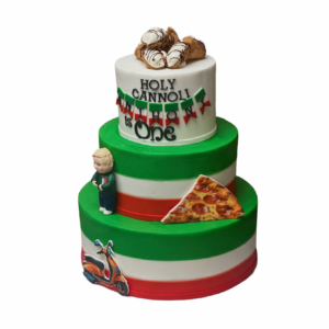 pizza wedding cake