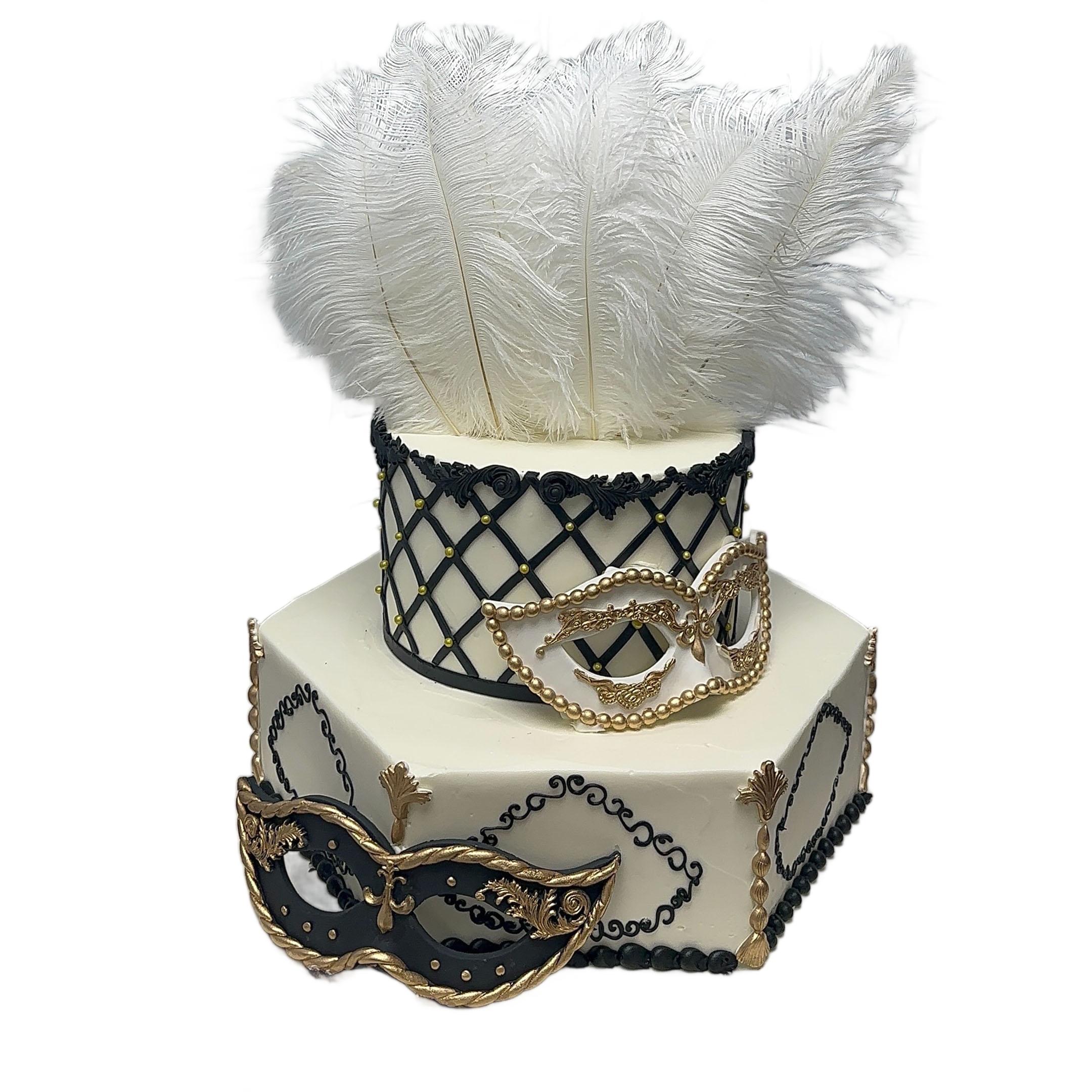 Masquerade Queen Wedding Cake