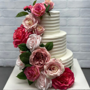 Pink Sweets Wedding Cake