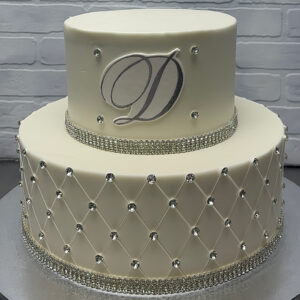 Quilted Charm Wedding Cake