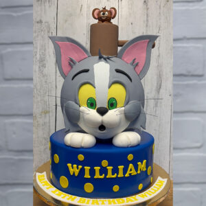 Tom & Jerry Celebration Birthday Cake