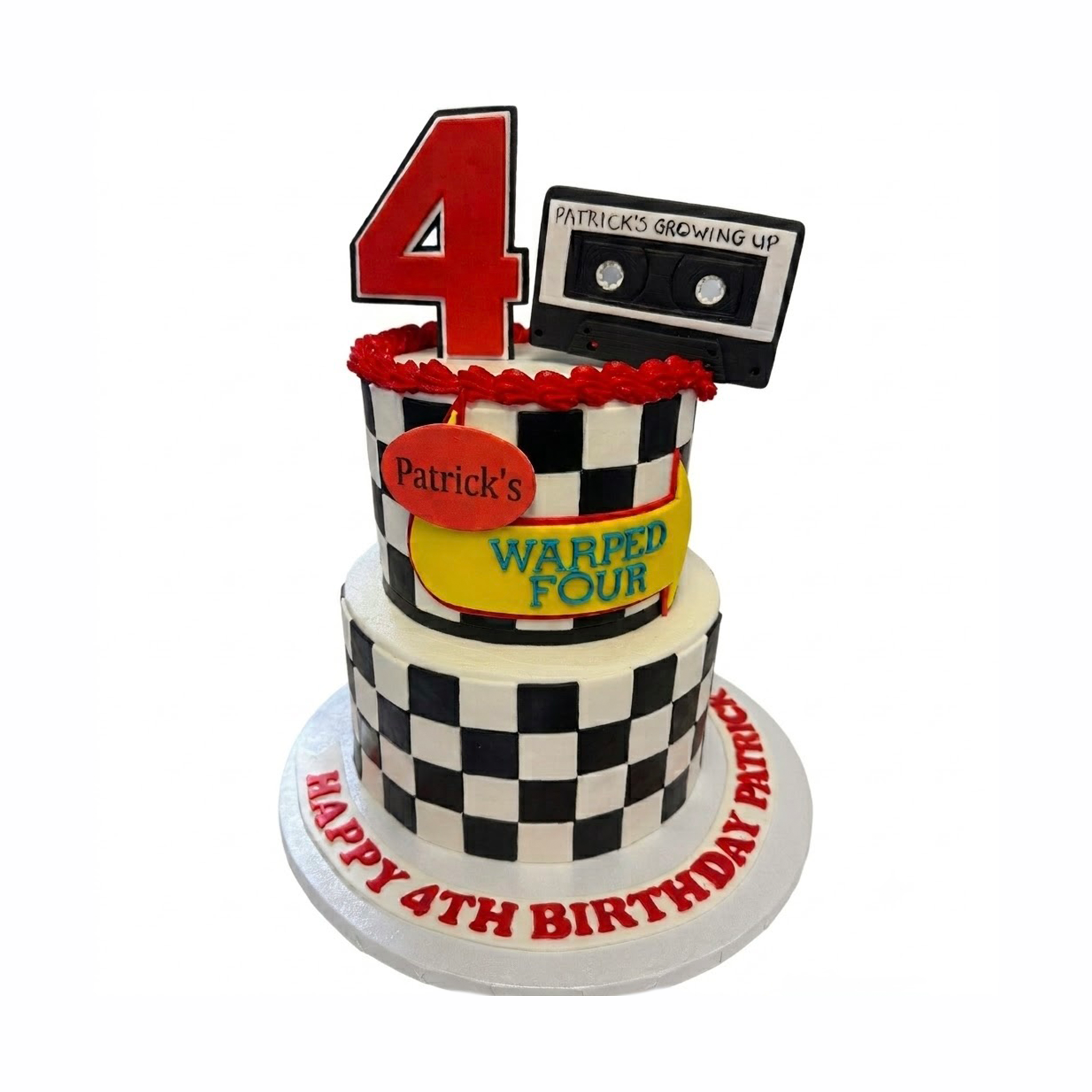 warped tour birthday cake