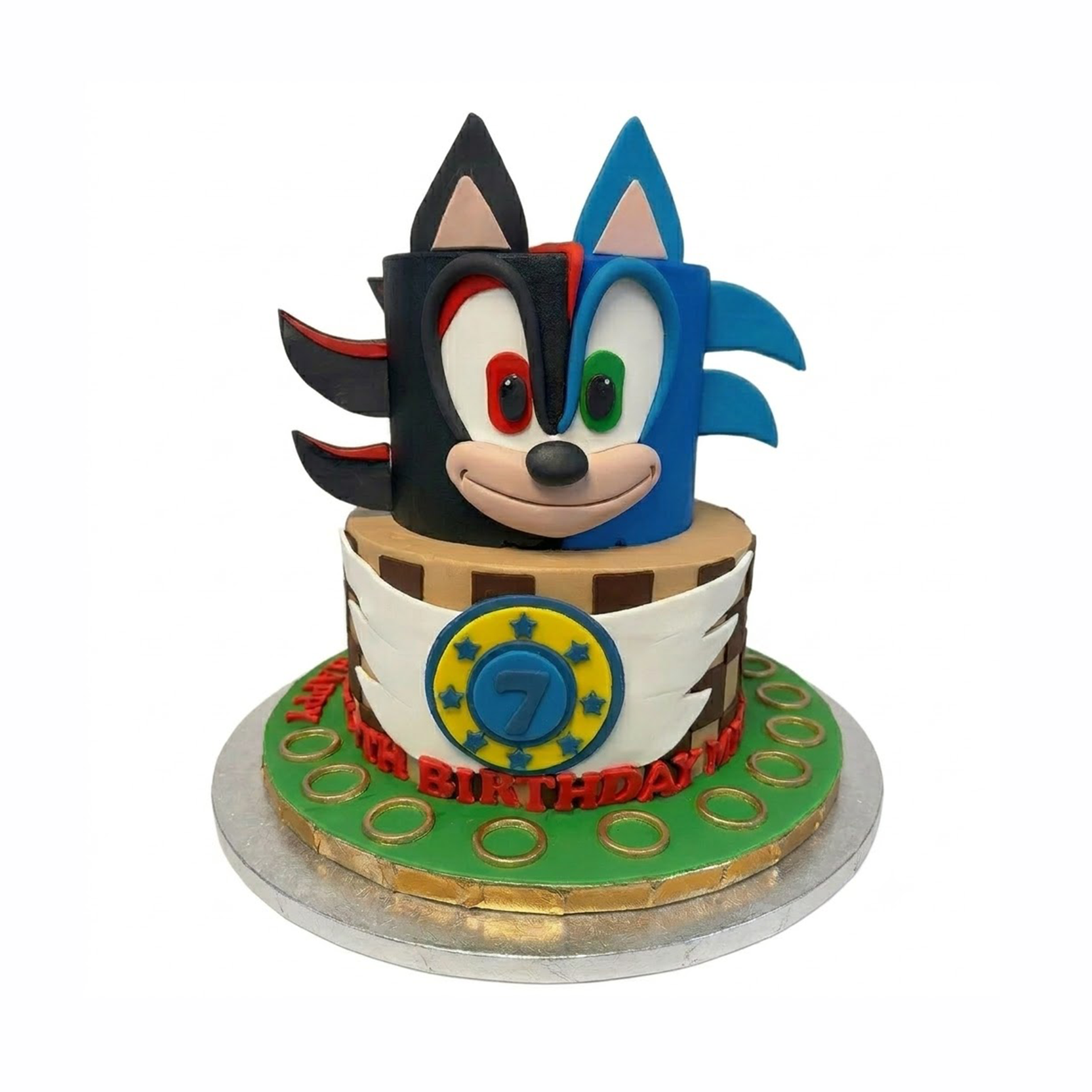 Gotta Go Fast Sonic Birthday Cake