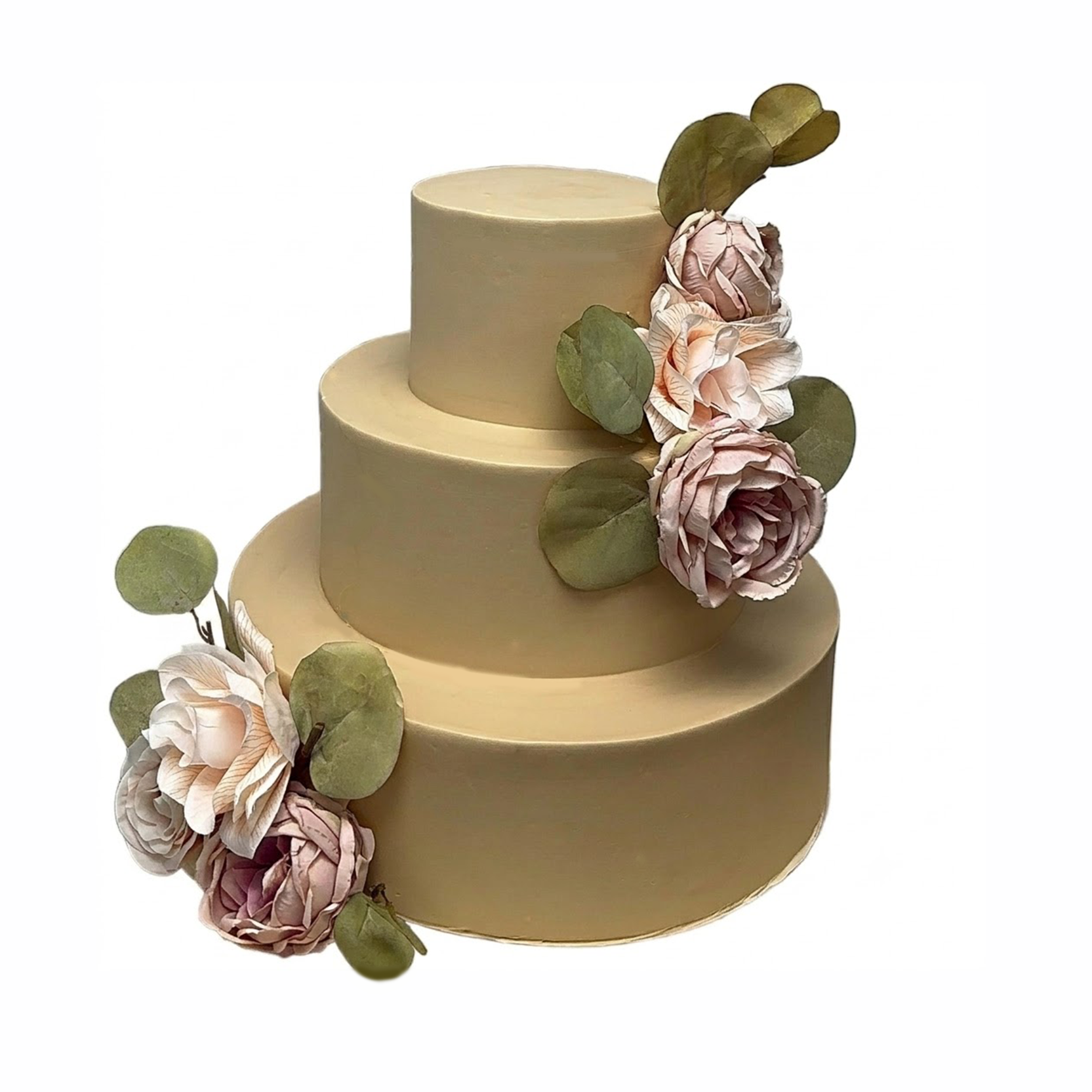 Ivory Simplicity Wedding Cake