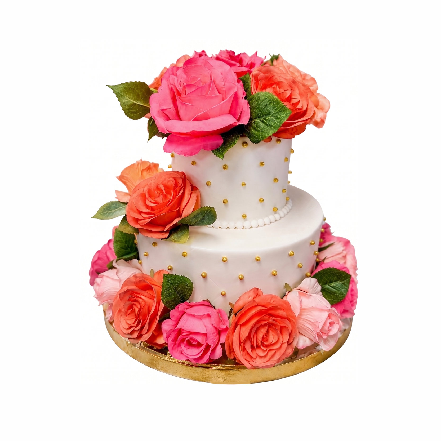 Pindot Roses Cake