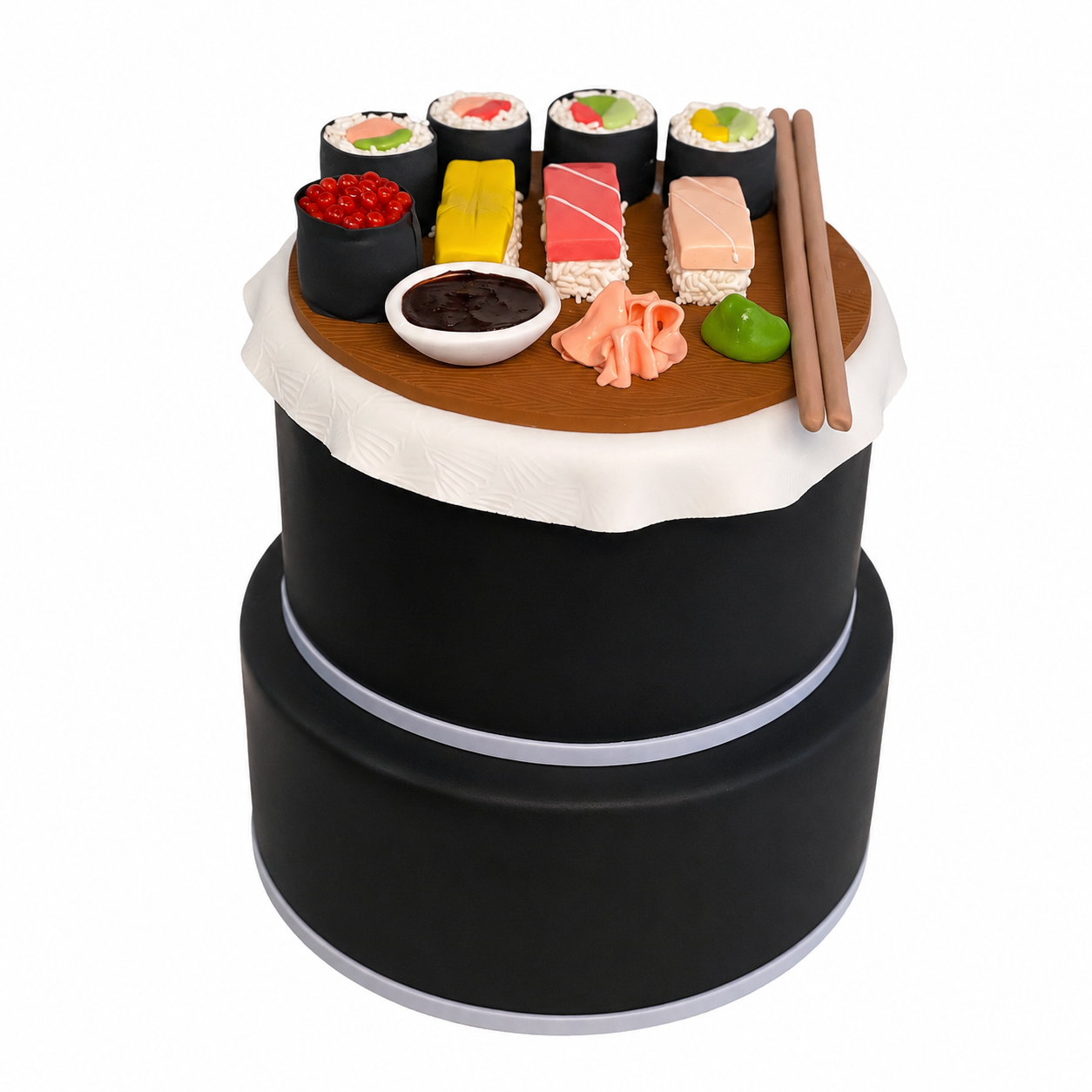 sushi birthday cake