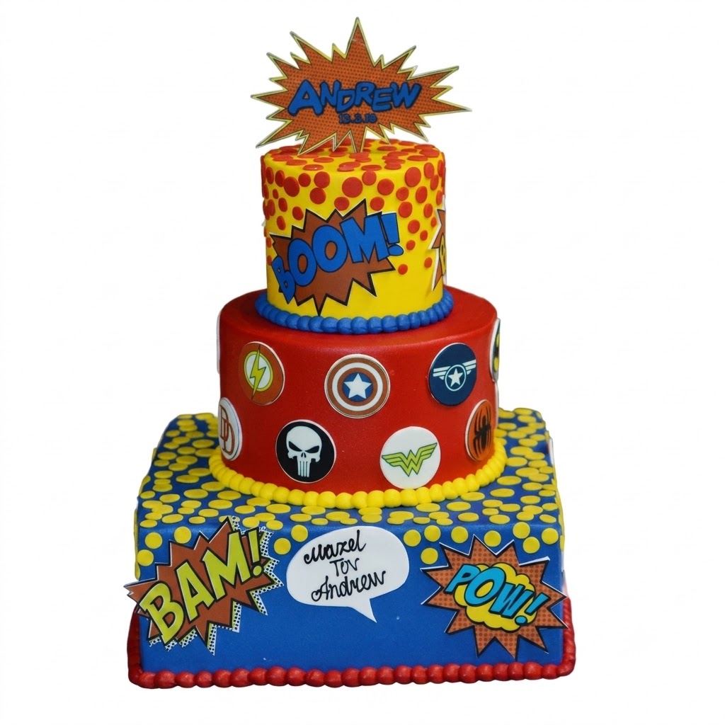 superhero cake