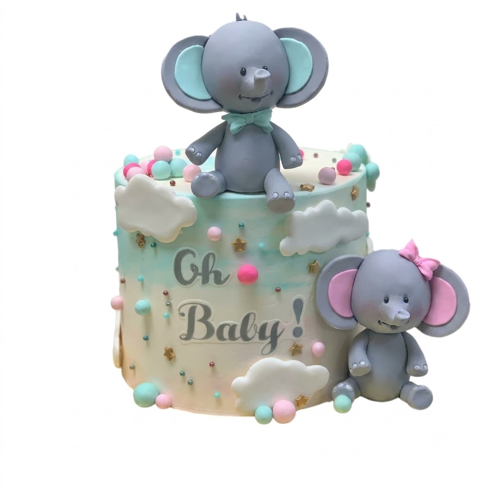 gender reveal cake