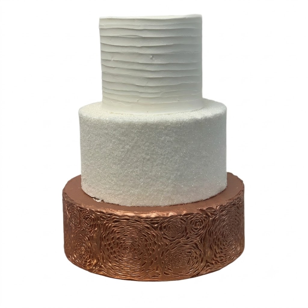 IMG_9392 Gold wedding cake