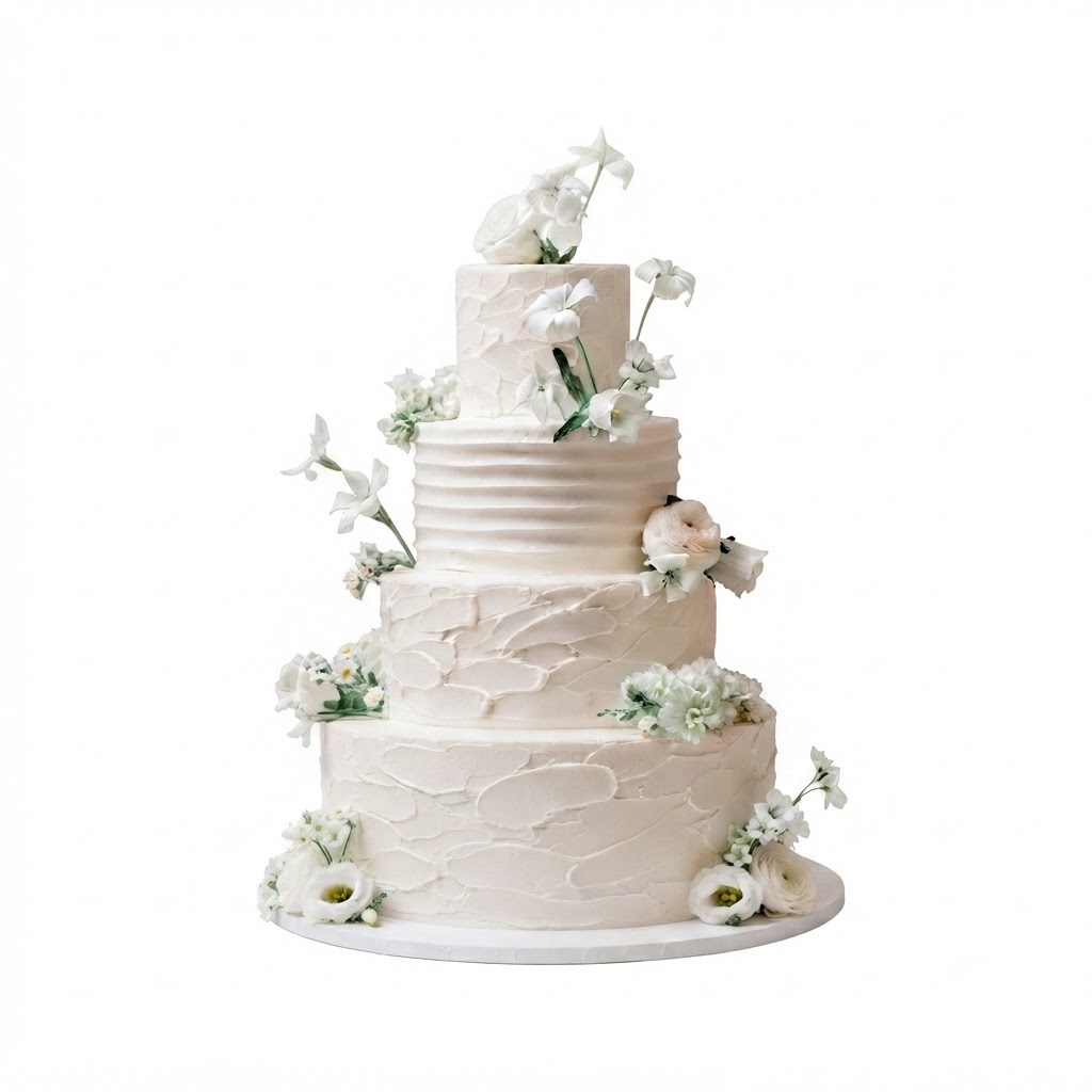 rustic wedding cake
